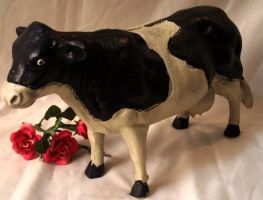 Cow Cast Iron Bank