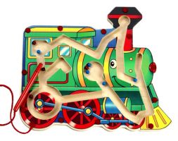Magnetic Train Maze
