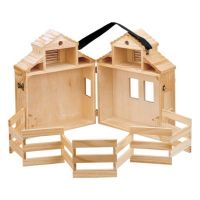 Travel Stable with Corral